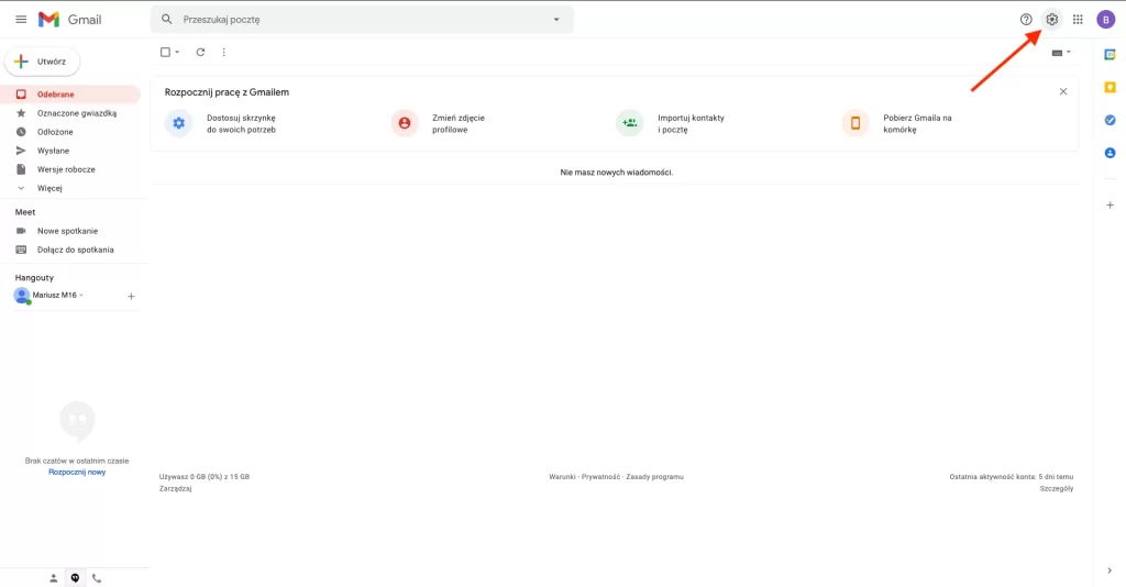 firemní e-mail na gmailu