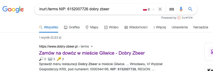 Minisite pyszny marketing