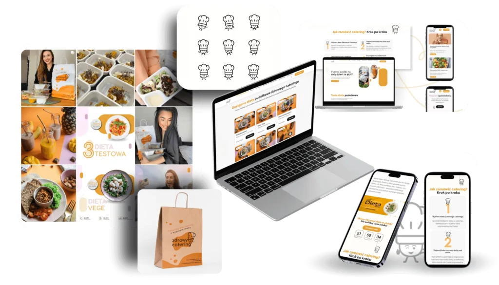 Identyfikacja wizualna Zdrowy Catering